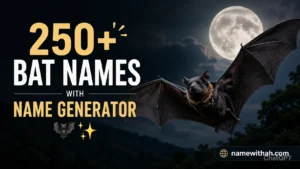 Bat Names With Name Generator
