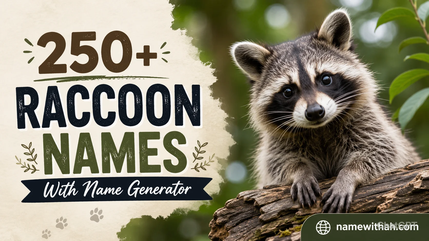 Raccoon Names With Name Generator