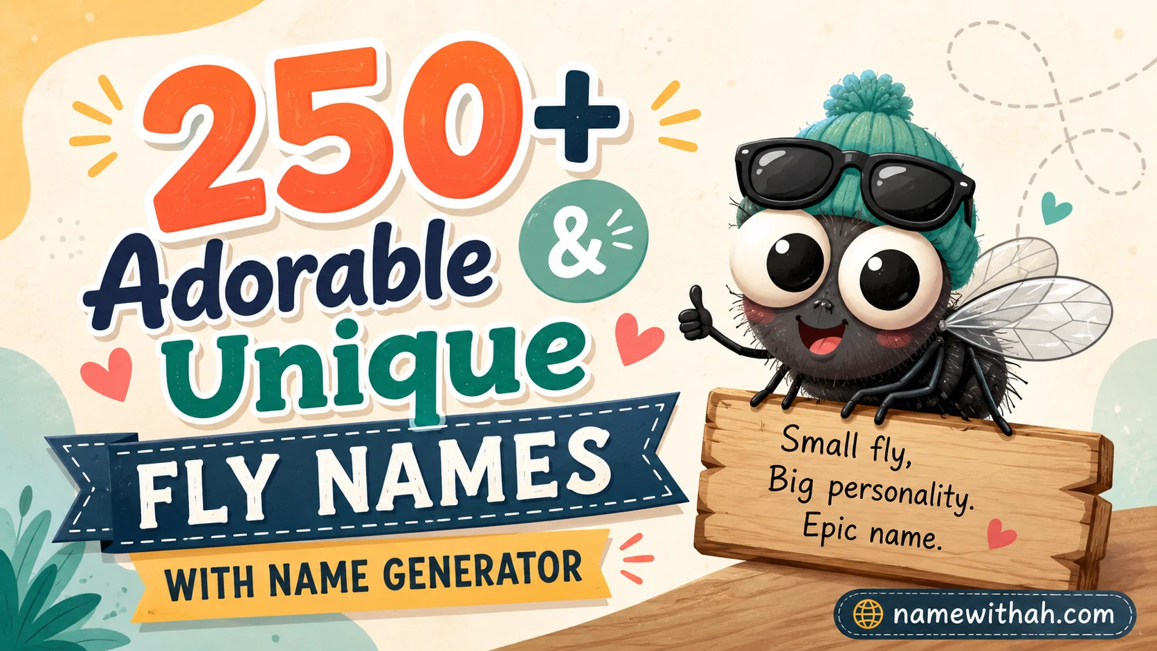 Adorable & Unique Fly Names With Name Generator