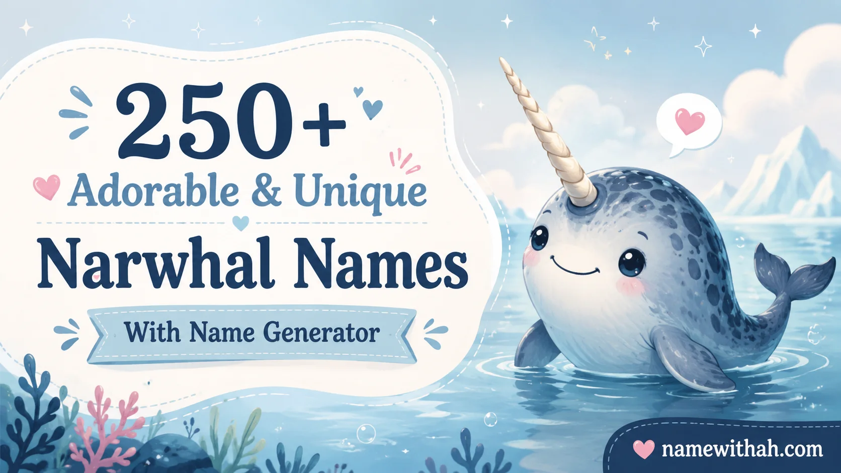 Adorable & Unique Narwhal Names With Name Generator