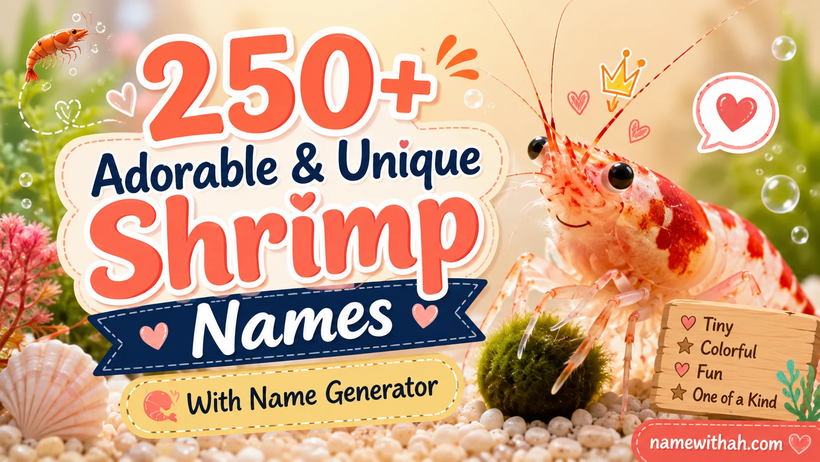 Adorable & Unique Shrimp Names With Name Generator