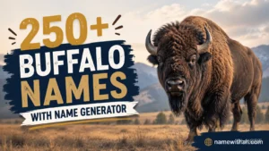 Buffalo Names With Name Generator