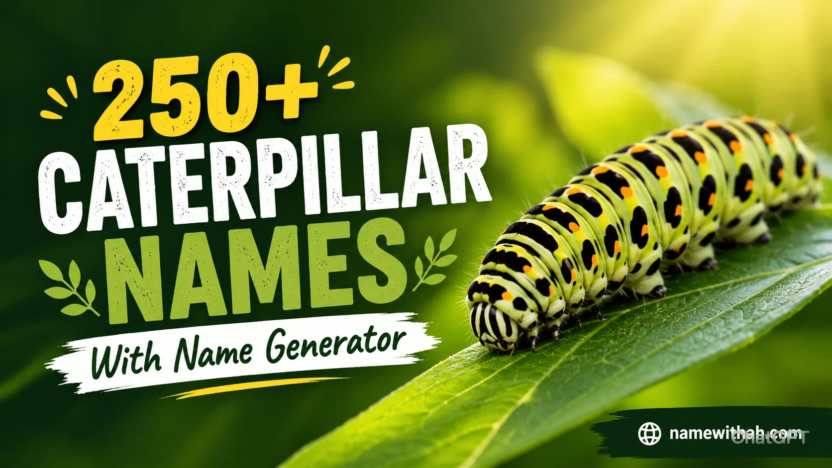 Caterpillar Names With Name Generator