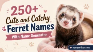 Cute and Catchy Ferret Names With Name Generator