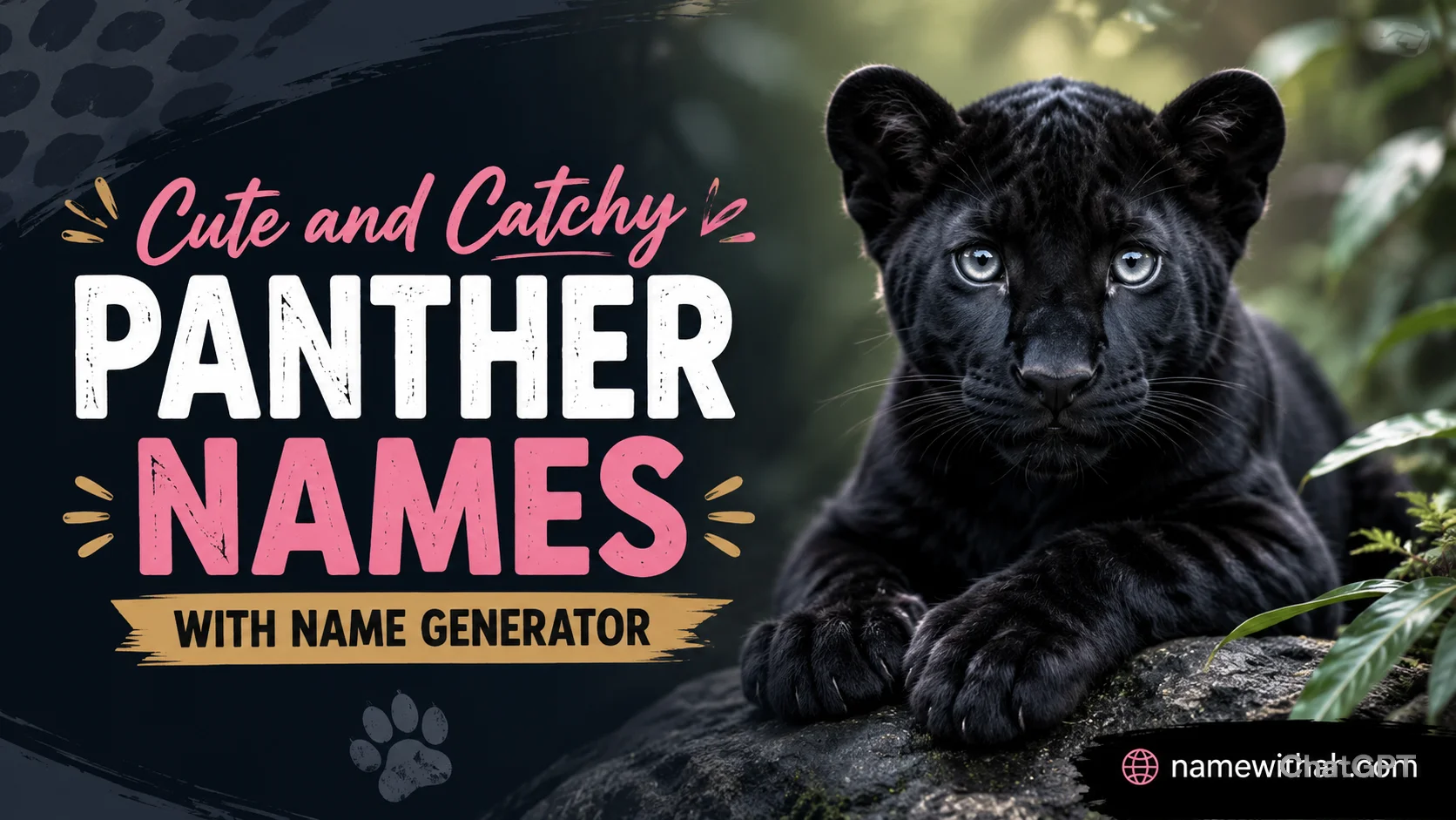 Cute and Catchy Panther Names With Name Generator