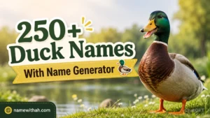 Duck Names With Name Generator