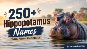 Hippopotamus Names With Name Generator
