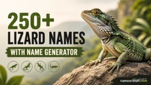 Lizard Names With Name Generator