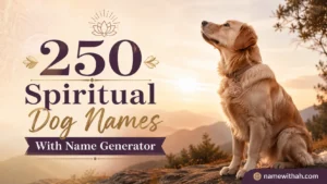 Spiritual Dog Names With Name Generator