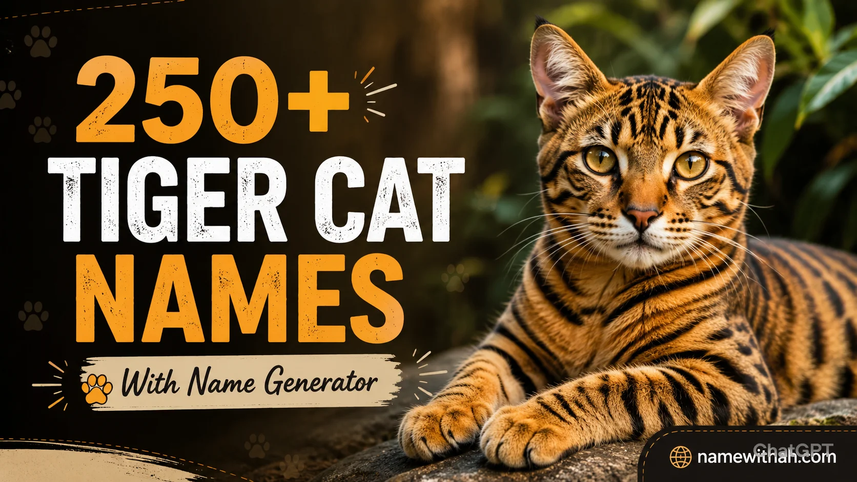 Tiger Cat Names With Name Generator