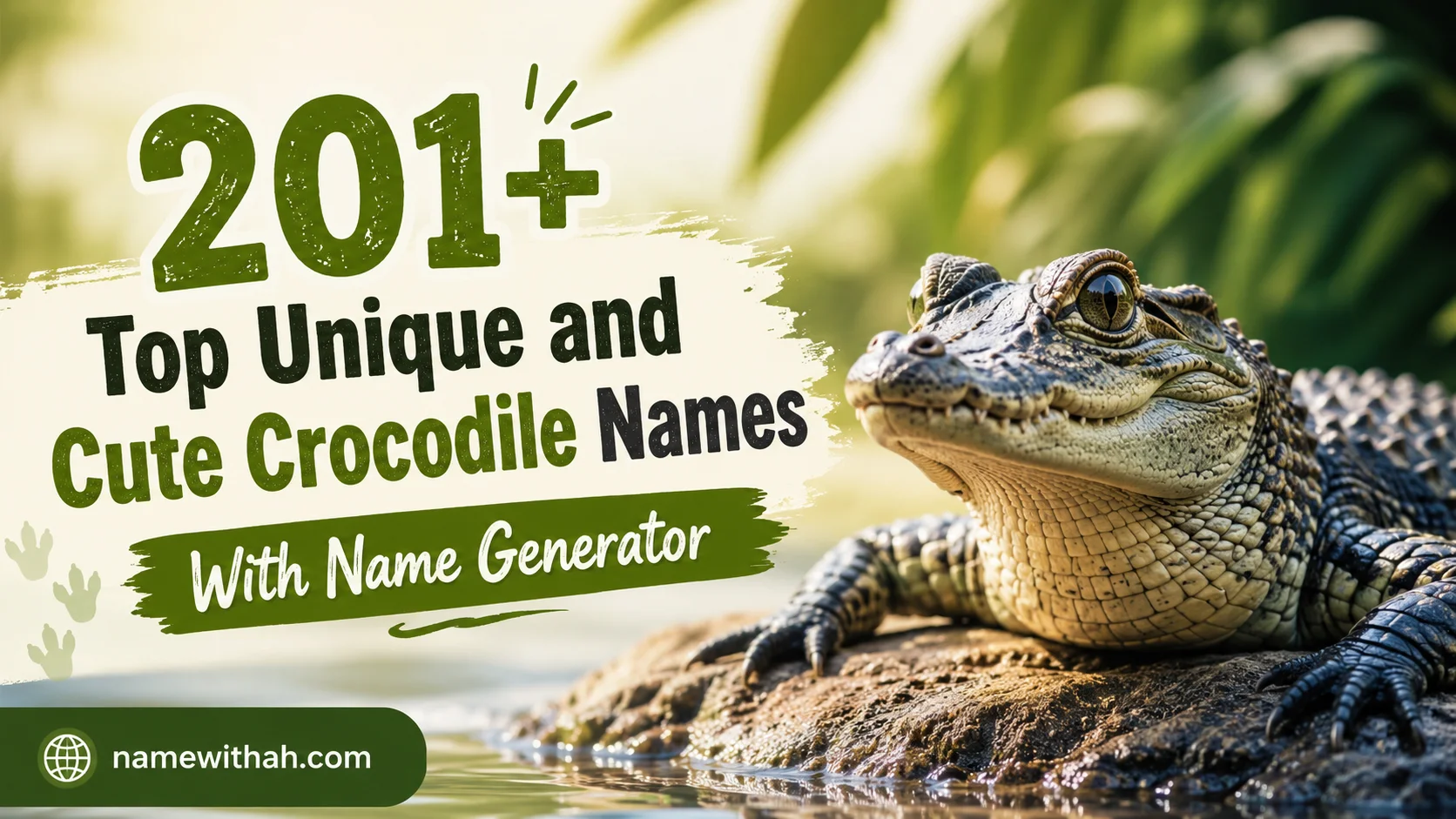 Unique and Cute Crocodile Names With Name Generator