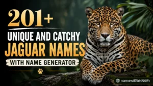 Unique and Catchy Jaguar Names With Name Generator