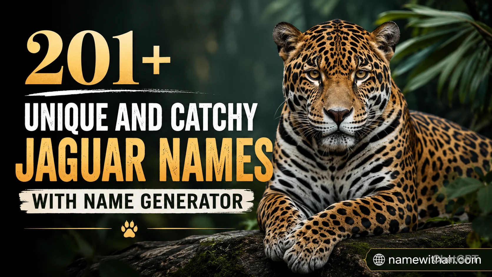 Unique and Catchy Jaguar Names With Name Generator