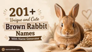 Unique and Cute Brown Rabbit Names With Name Generator