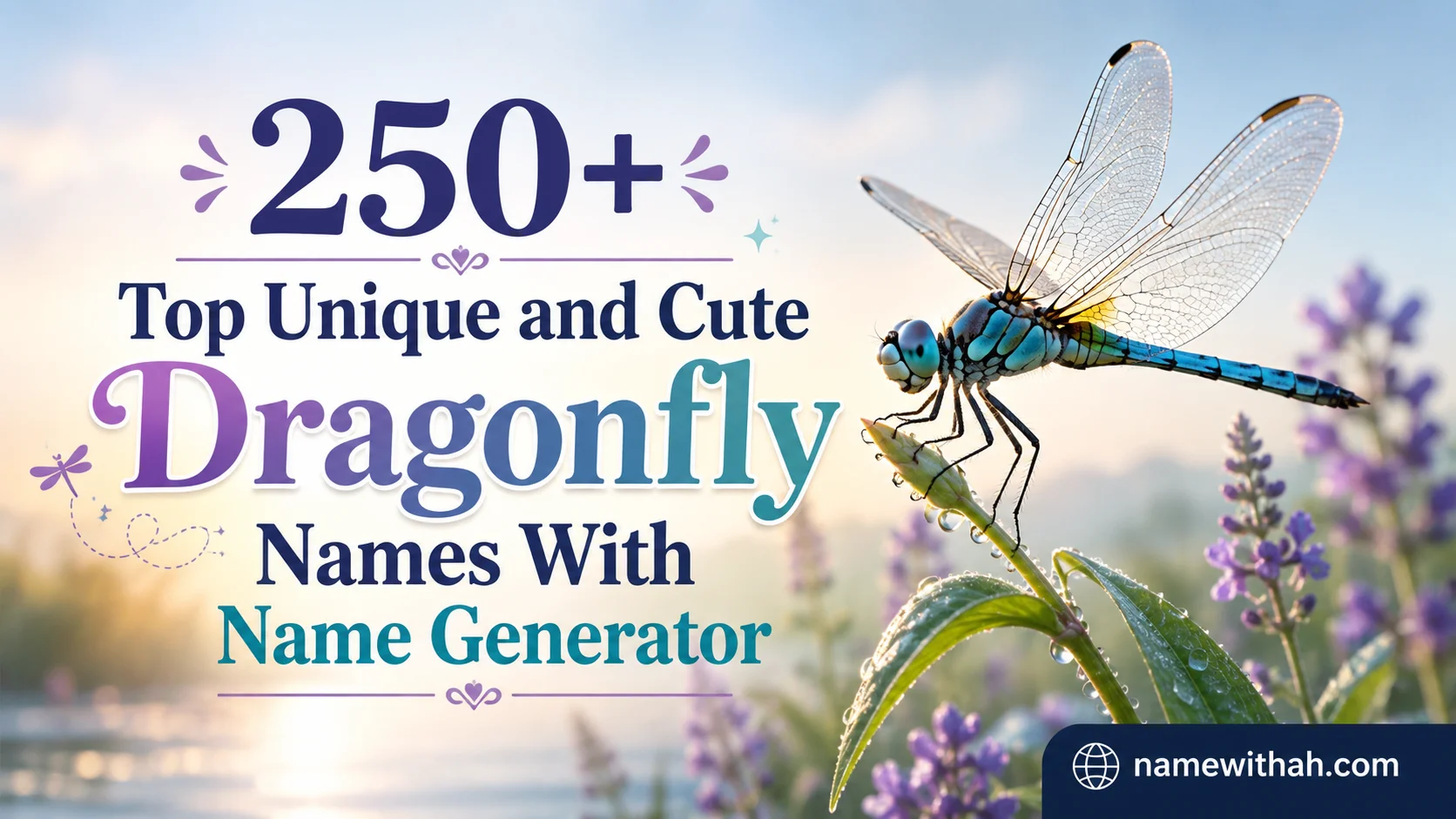 Unique and Cute Dragonfly Names With Name Generator
