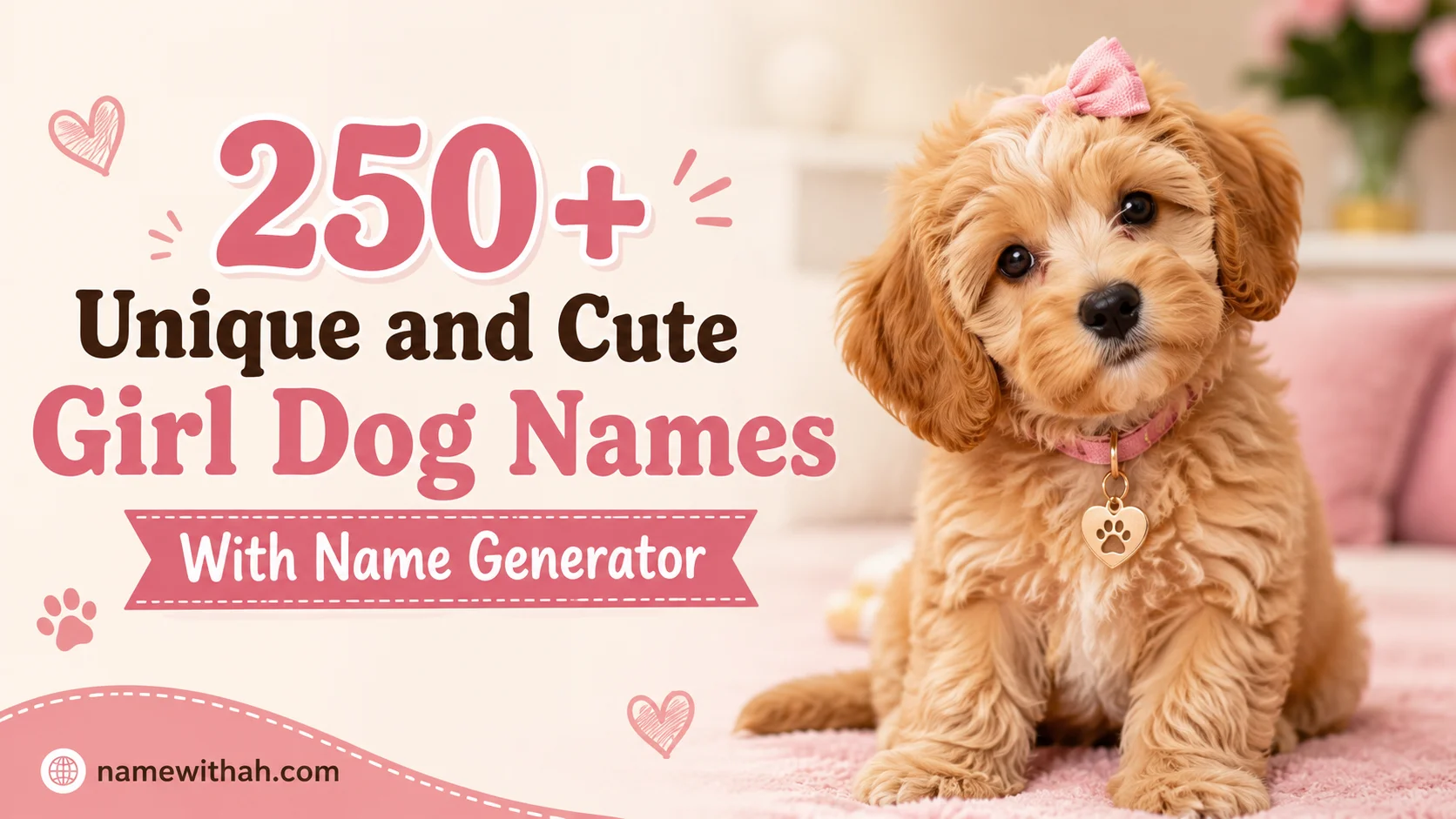 Unique and Cute Girl Dog Names With Name Generator