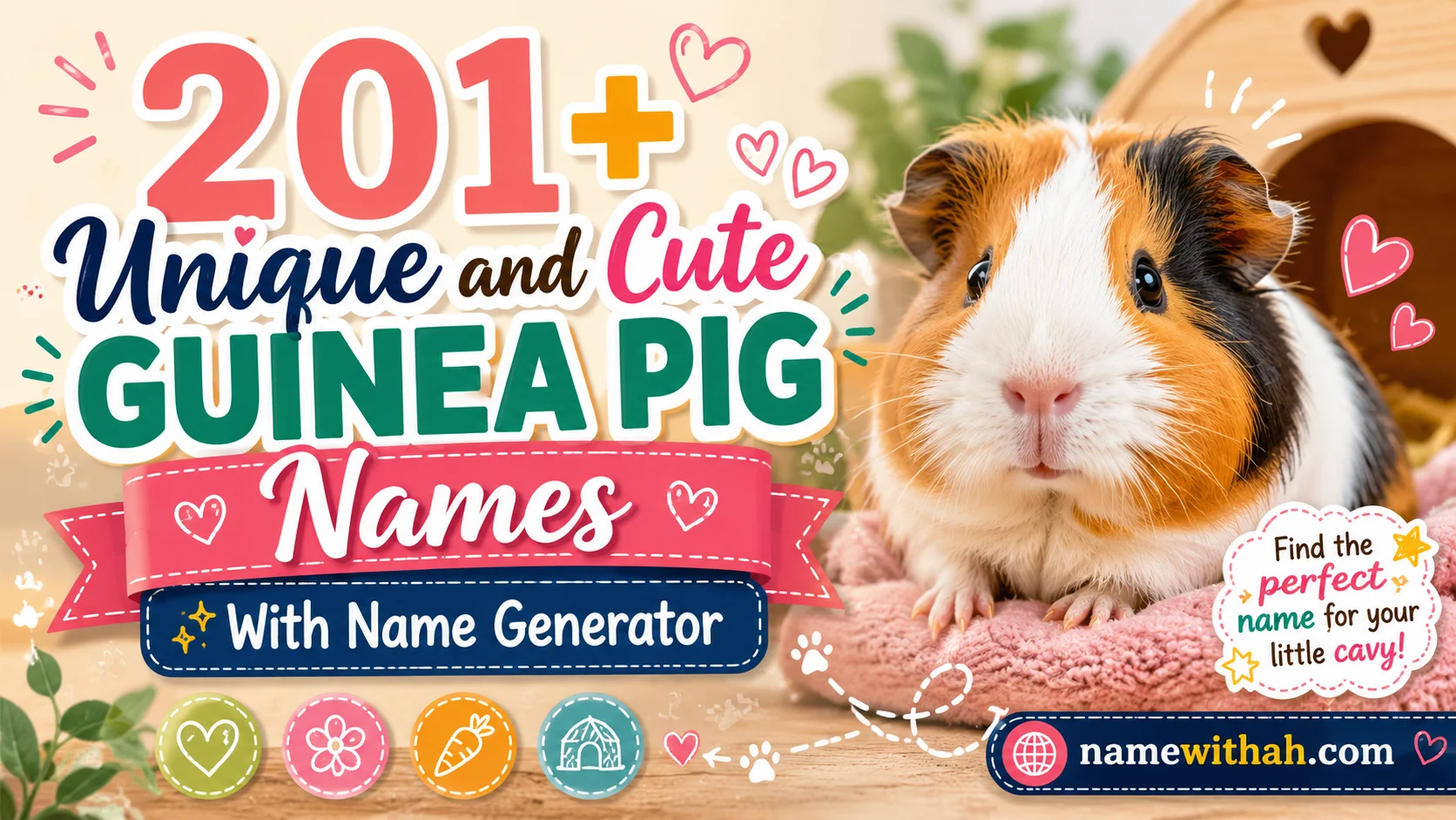 Unique and Cute Guinea Pig Names With Name Generator