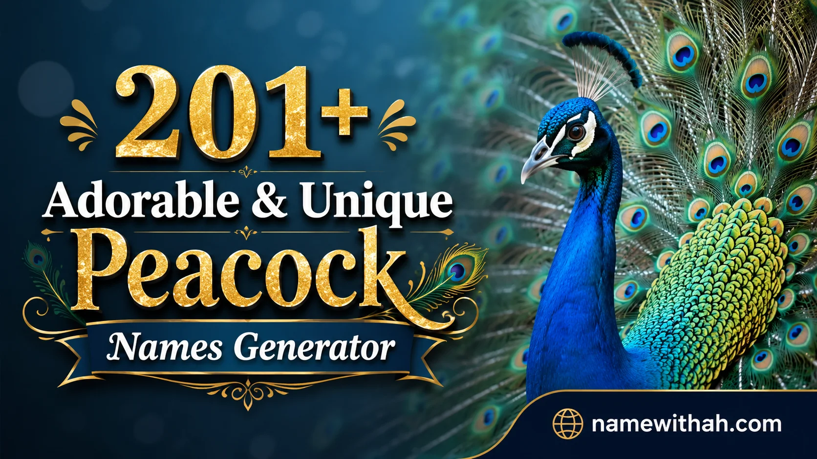 Adorable & Unique Peacock Names Generator