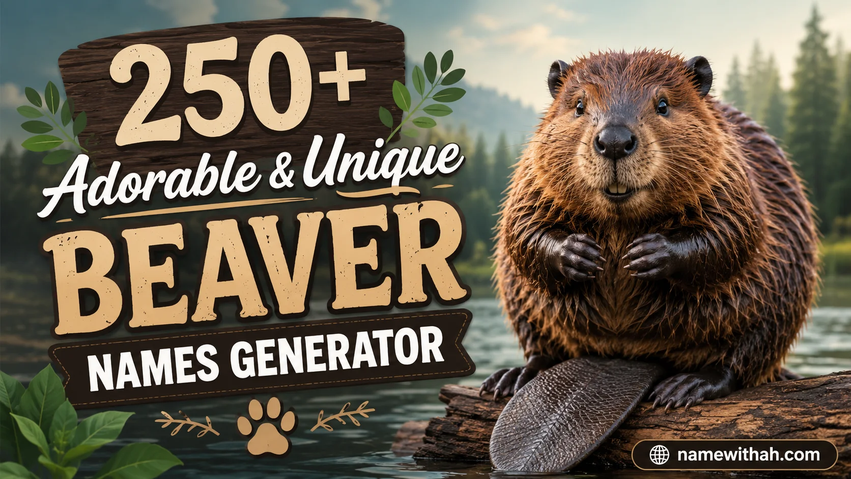 Adorable & Unique Beaver Names Generator