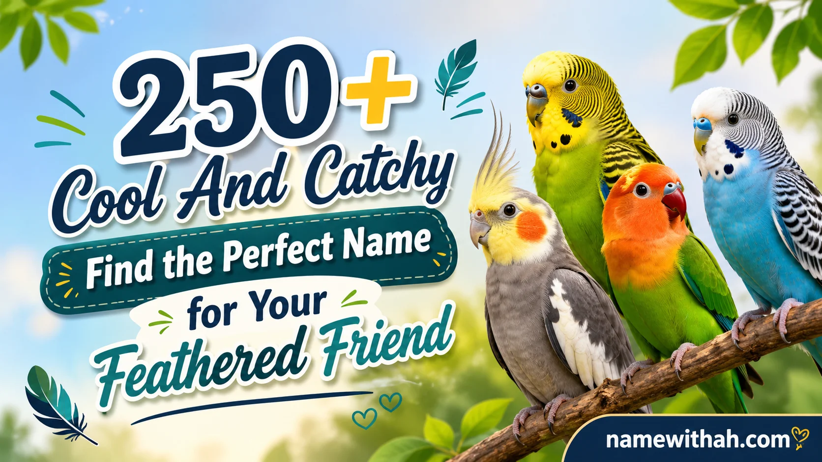 Cool And Catchy Find the Perfect Name for Your Feathered Friend