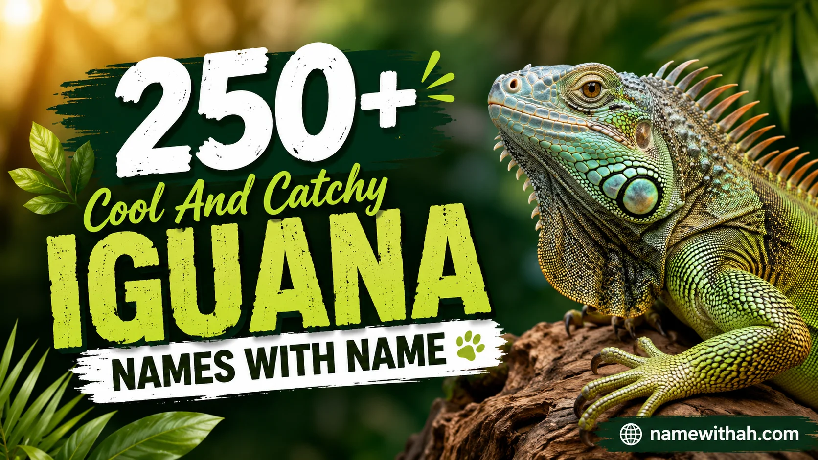 250+ Cool And Catchy Iguana Names With Name
