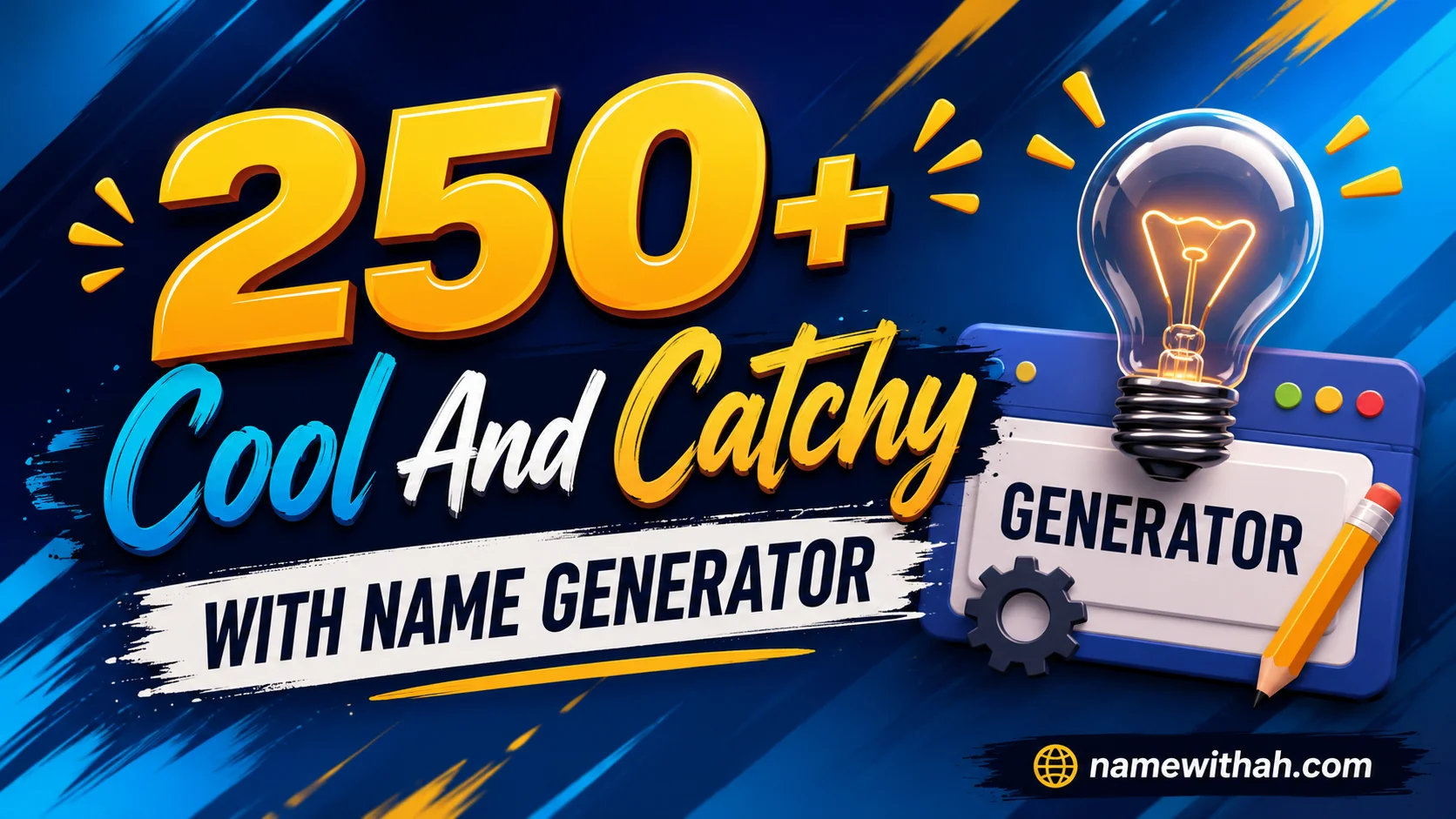 Cool And Catchy With Name Generator