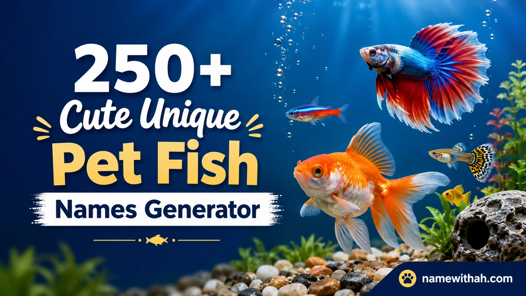 Cute Unique Pet Fish Names Generator