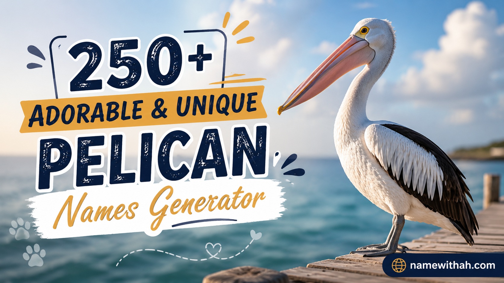 Adorable & Unique Pelican Names Generator