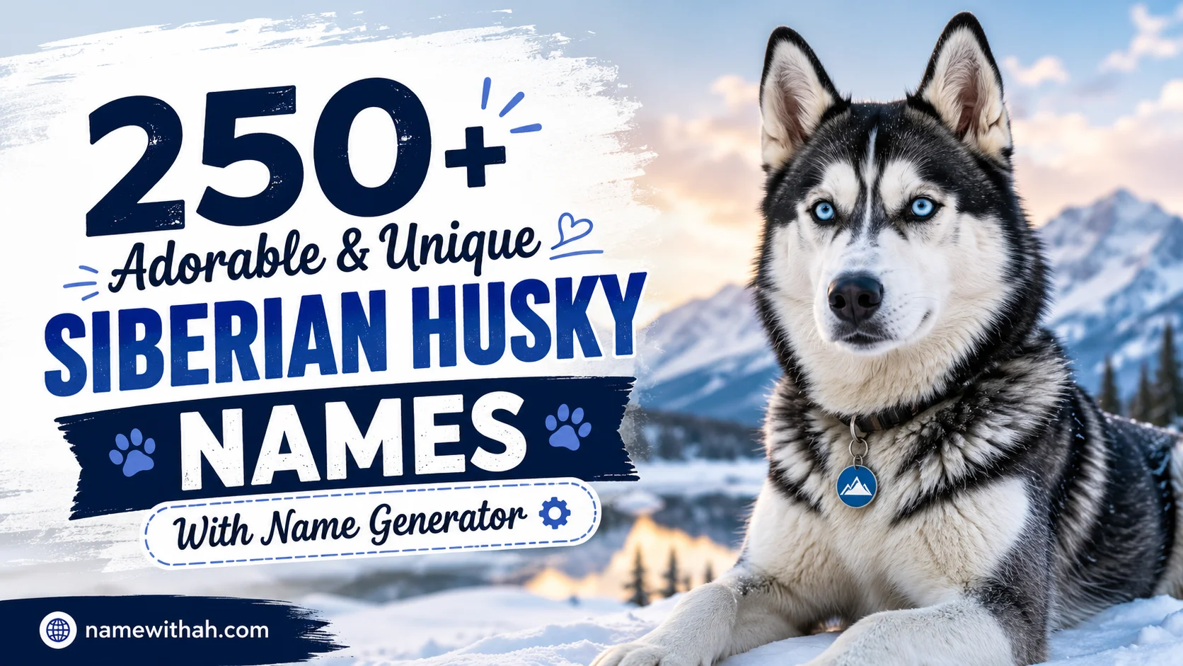 Adorable & Unique Siberian Husky Names With Name Generator