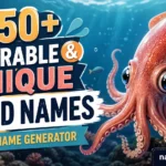Adorable & Unique Squid Names With Name Generator