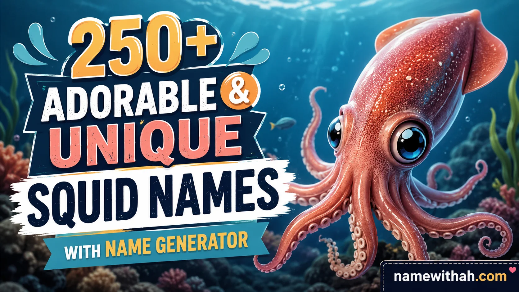Adorable & Unique Squid Names With Name Generator
