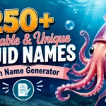 Adorable & Unique Squid Names With Name Generator