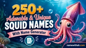 Adorable & Unique Squid Names With Name Generator
