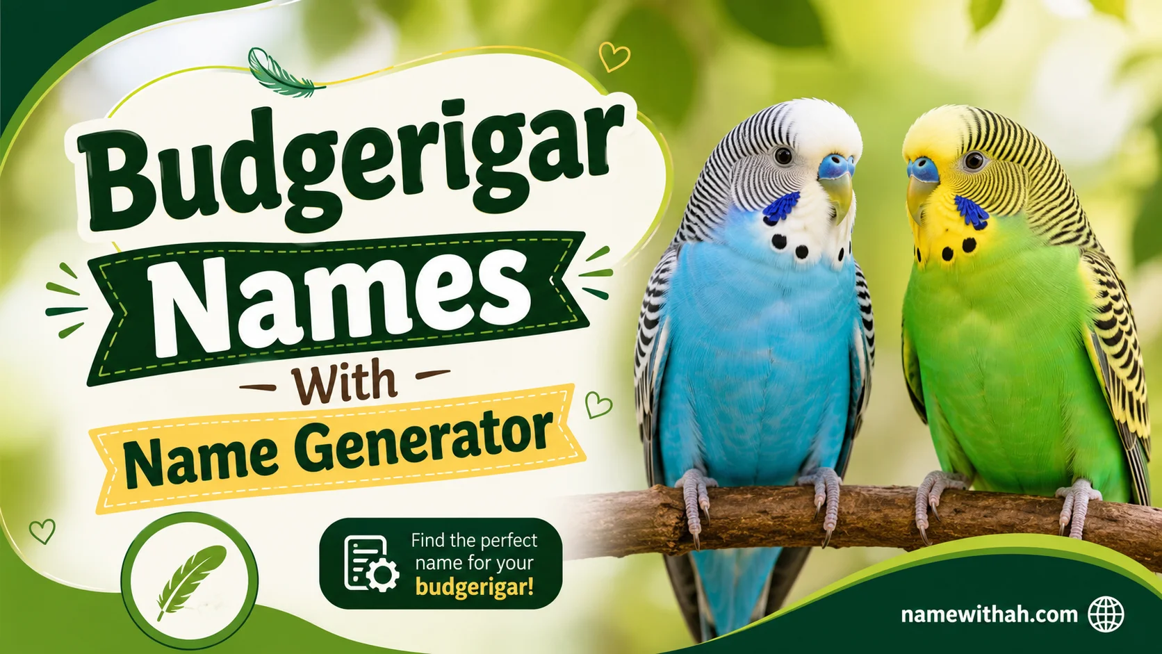 Budgerigar Names With Name Generator
