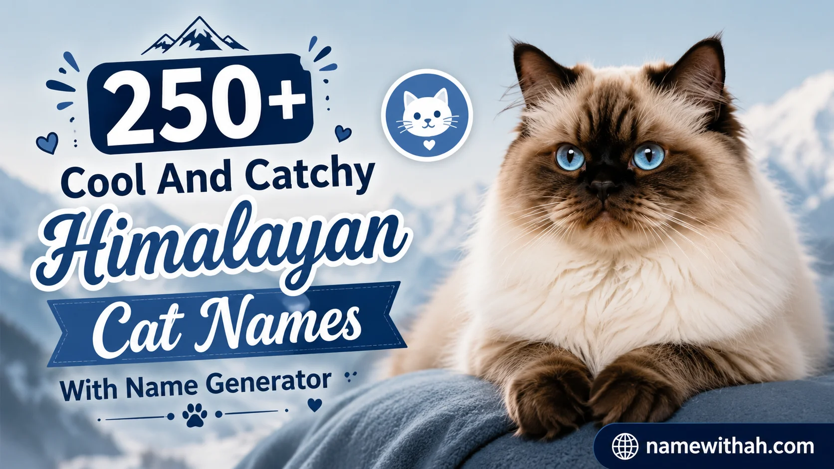 Cool And Catchy Himalayan Cat Names With Name Generator