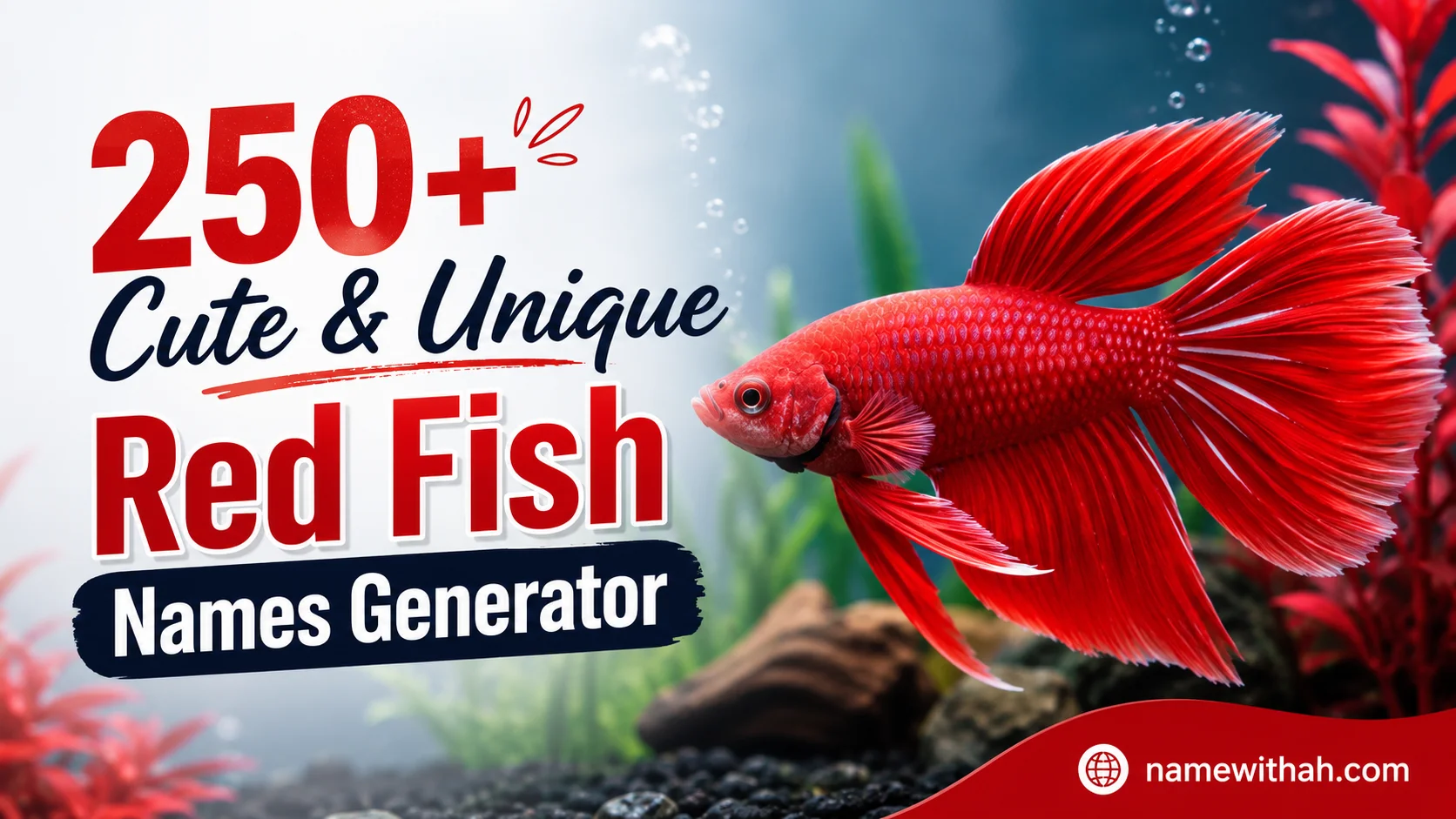 Cute & Unique Red Fish Names Generator