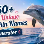 Cute Unique Dolphin Names Generator