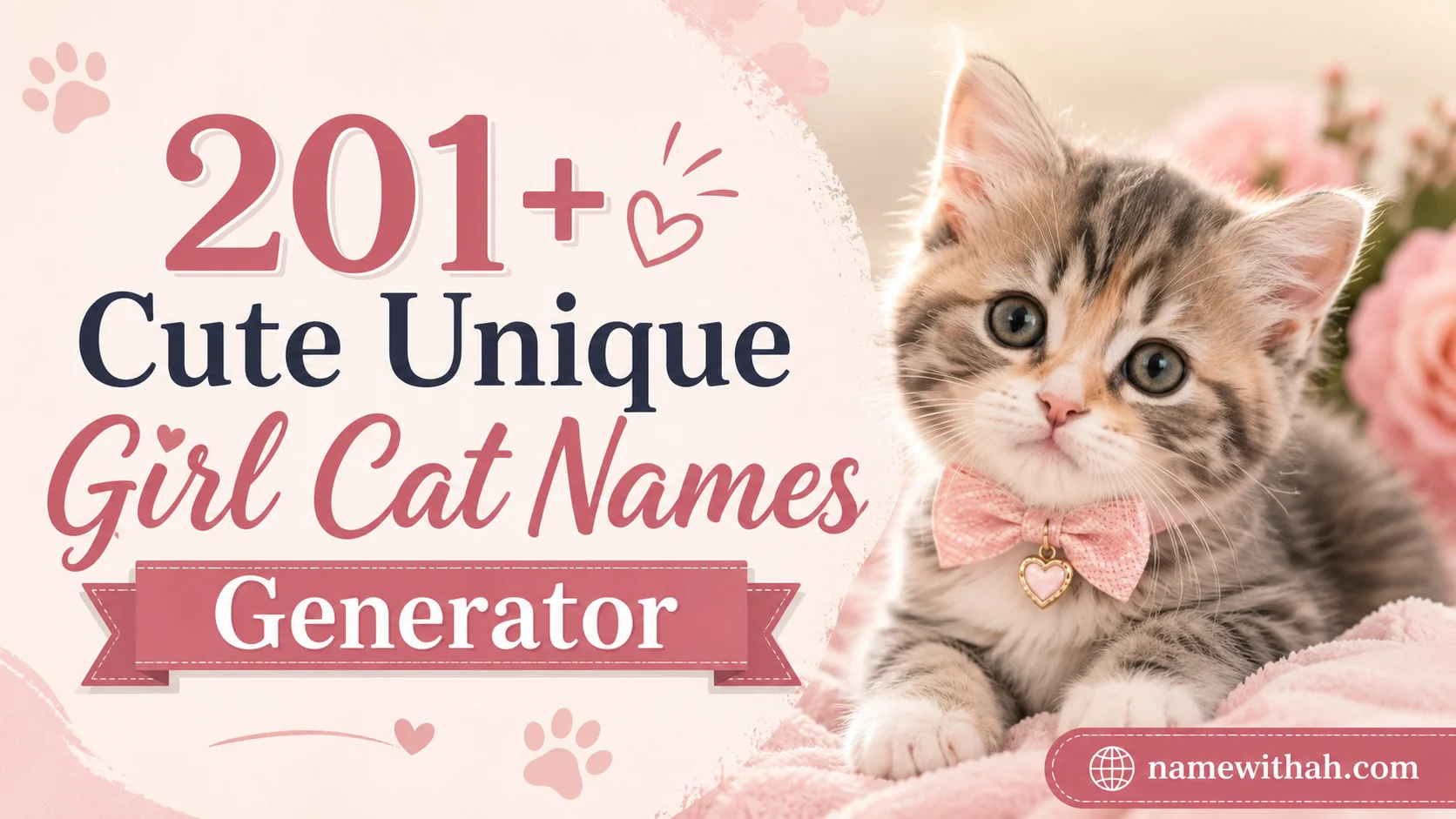 Cute Unique Girl Cat Names Generator