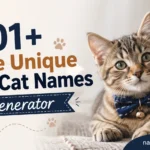Cute Unique Male Cat Names Generator