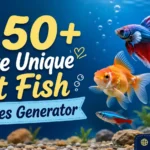 Cute Unique Pet Fish Names Generator