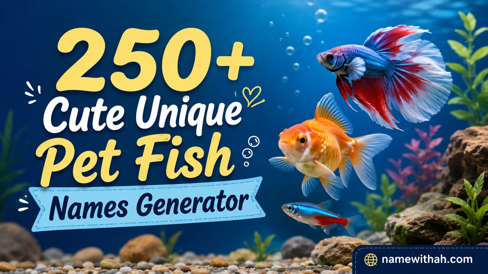 Cute Unique Pet Fish Names Generator