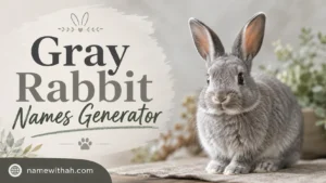 Gray Rabbit Names Generator