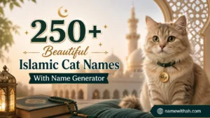 Beautiful Islamic Cat Names With Name Generator