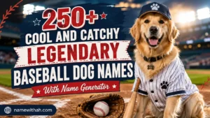Cool And Catchy Legendary Baseball Dog Names With Name