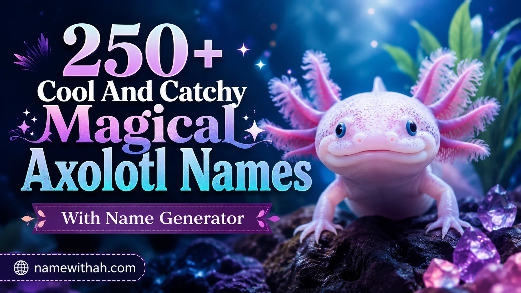 250+ Cool And Catchy Magical Axolotl Names With Name