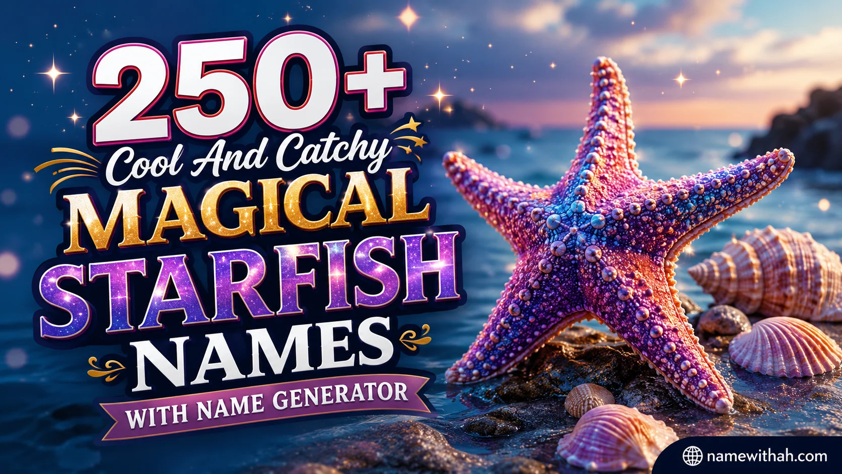 Cool And Catchy Magical Starfish Names With Name