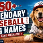 Legendary Baseball Dog Names With Name Generator