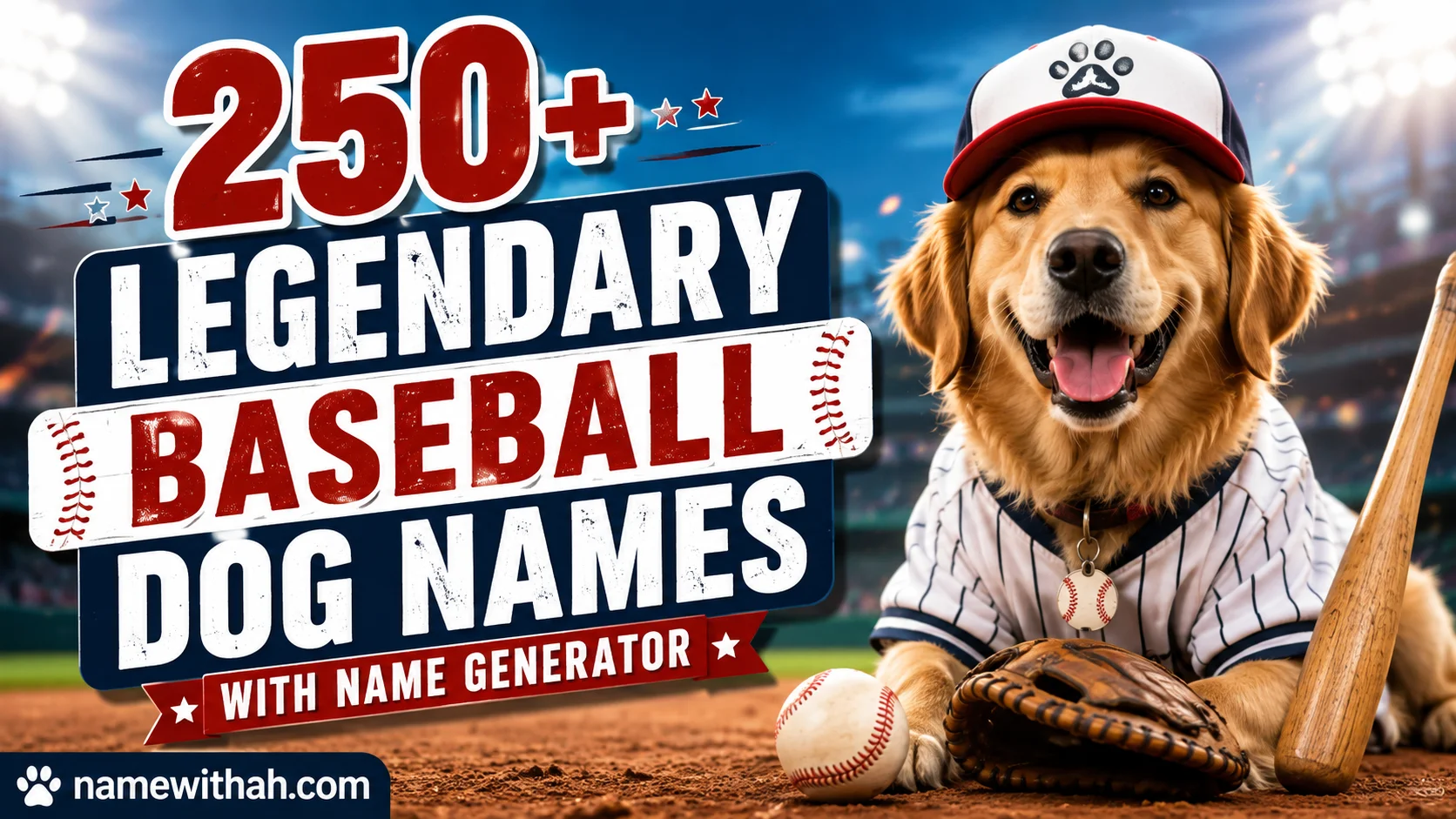 Legendary Baseball Dog Names With Name Generator