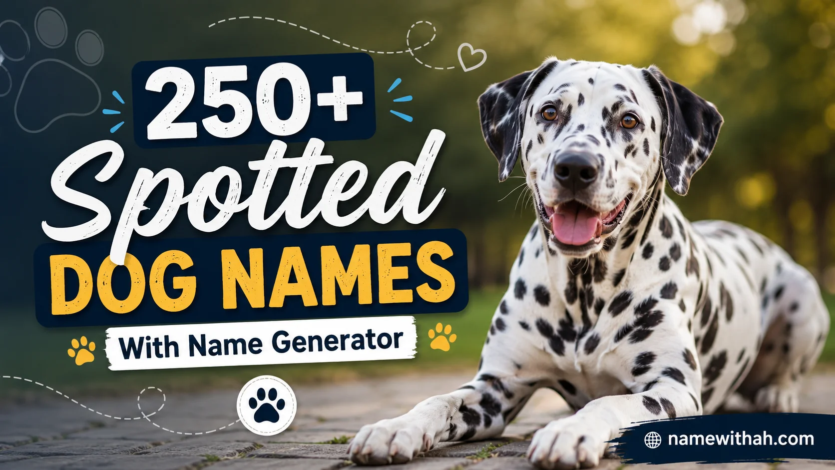 250+ Spotted Dog Names With Name Generator