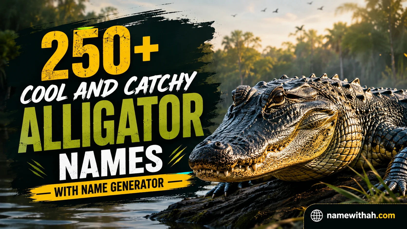 Cool And Catchy Alligator Names with Name